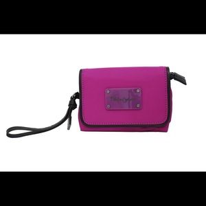 FOLEY+CORINNA CITY ECLIPSE GRAPE WRISTLET BAG